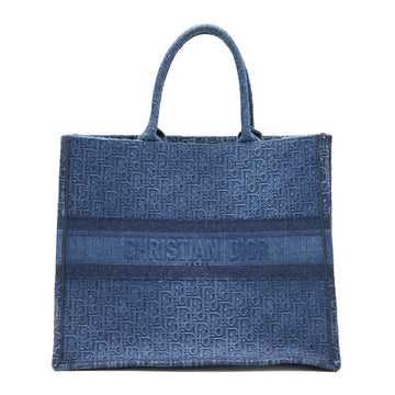Top quality Dior Denim Top quality Dior logo print Book Tote