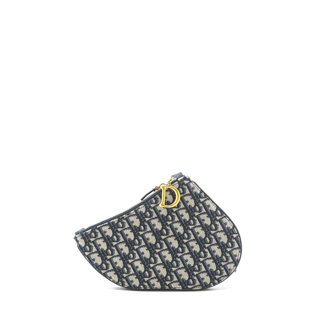 Top quality Dior Saddle Trio Crossbody Pouch blue Oblique