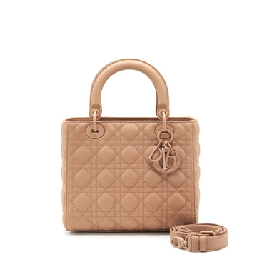 Top quality Dior Medium Lady Top quality Dior Blush Ultramatte Cannage Calfskin Bag