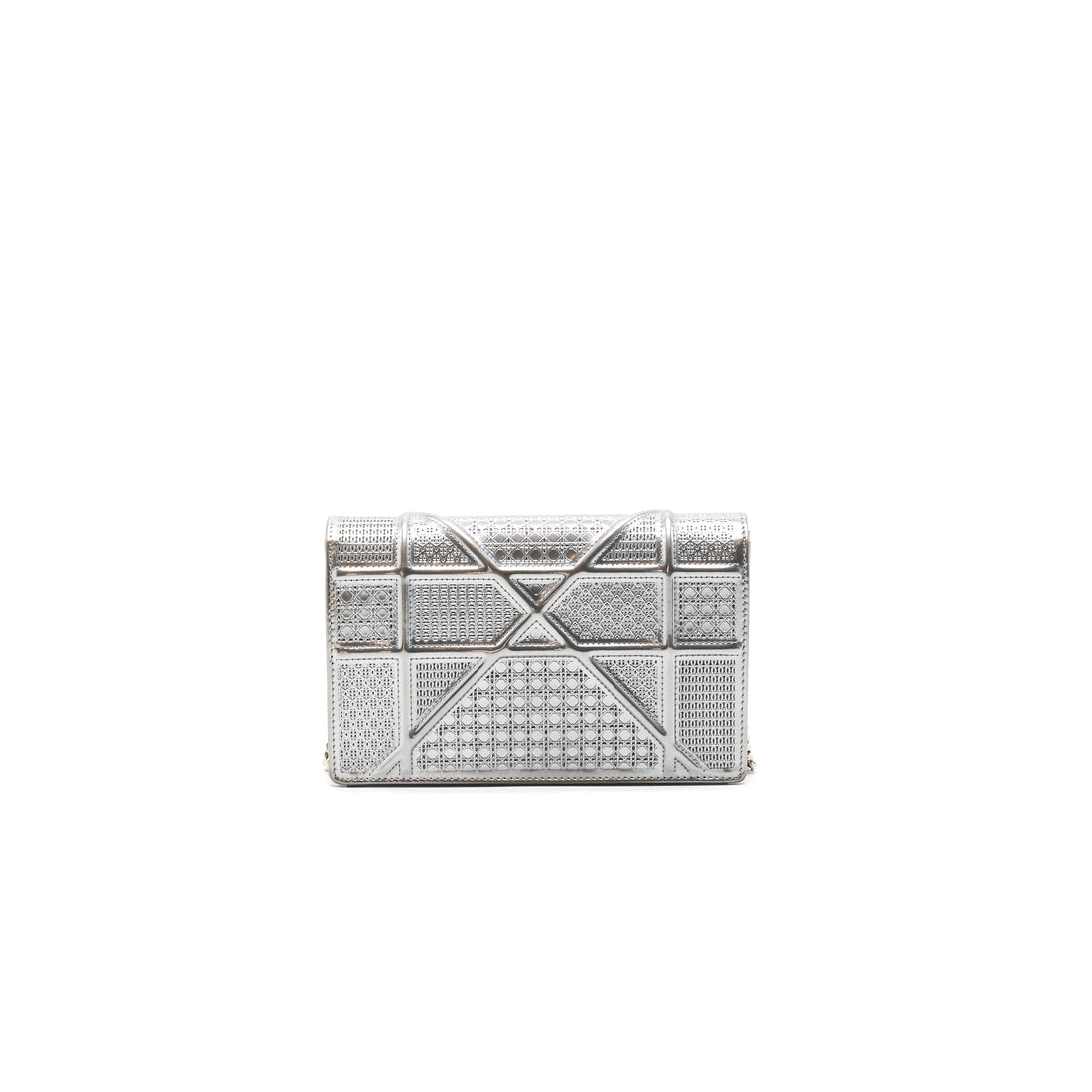 Top quality Dior Top quality Diorama Wallet On Chain Silver