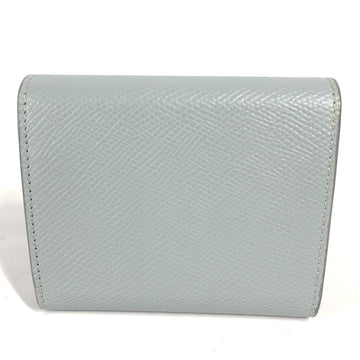 CELINE Trifold wallet leather Light blue type Small trifold wallet Women New 1:1