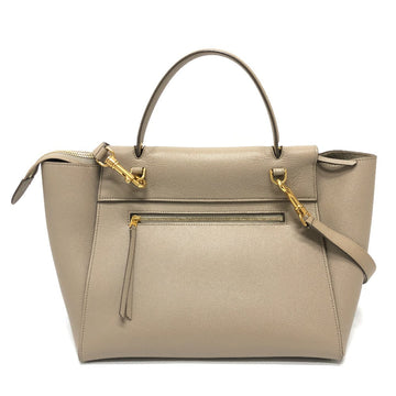 CELINE Handbag leather beige Shoulder Belt bag small Women New 1:1