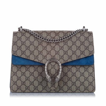 Gucci Dionysus GG Supreme Crossbody Bag Brown