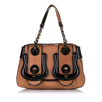 Fendi B. Bag Leather Handbag