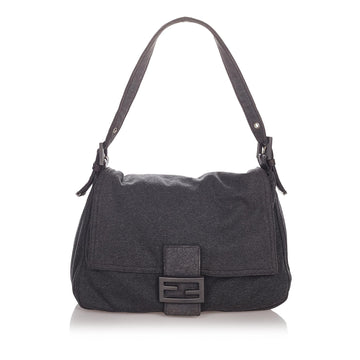Fendi Cotton Mamma Baguette Shoulder Bag