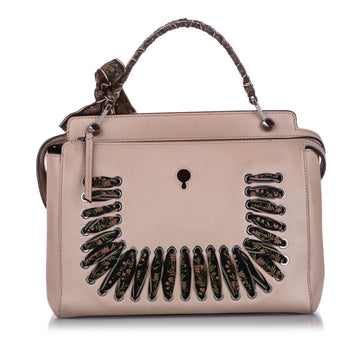 Fendi DotCom Leather Satchel (SHG-10775)