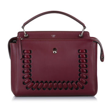 Fendi DotCom Leather Satchel
