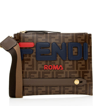 Fendi FF Spalmati Fila Messenger Bag