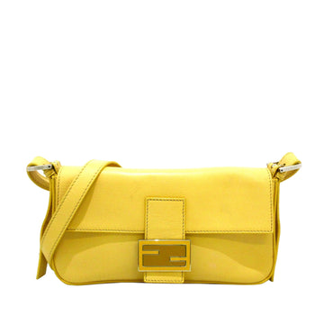 Fendi Leather Baguette with Interchangeable Strap