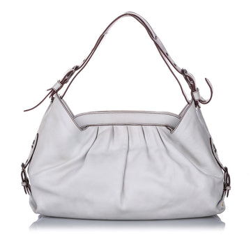 Fendi Leather Borsa Doctor Shoulder Bag (SHG-12173)