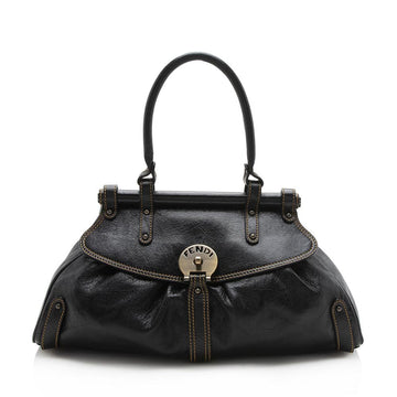 Fendi Leather Magic Medium Satchel (SHF-11834)