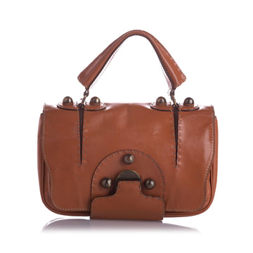 Fendi Leather Satchel (SHG-11222)