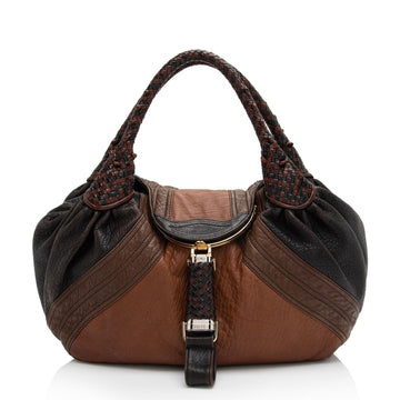 Fendi Leather Spy Satchel