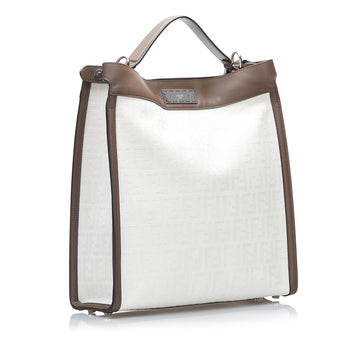 Fendi Medium Zucca Peekaboo X-Lite Satchel (SHG-YFsO03)