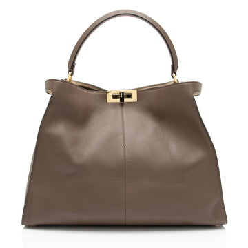 Fendi Nappa Leather Peekaboo X Lite Large Satchel