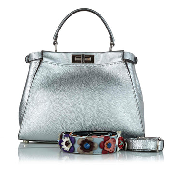 Fendi Peekaboo Leather Satchel