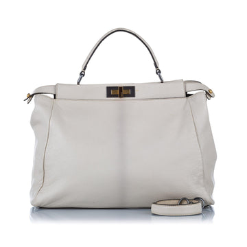 Fendi Peekaboo Leather Satchel