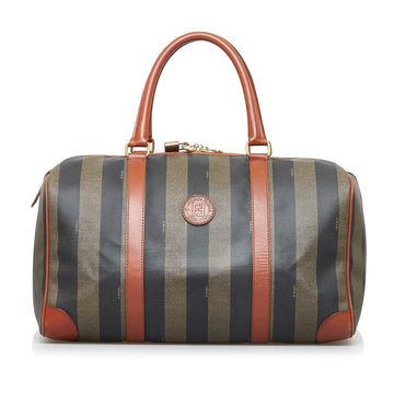 Fendi Pequin Boston Bag