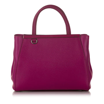 Fendi Petit 2Jours Leather Handbag