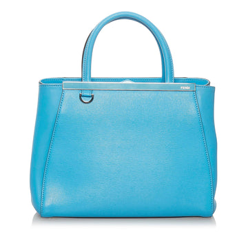 Fendi Petit 2Jours Leather Satchel