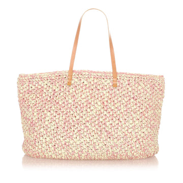 Fendi Raffia Tote Bag