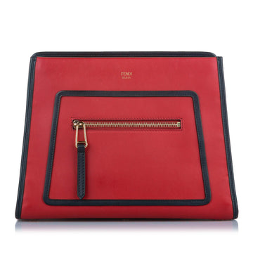 Fendi Runaway Leather Satchel (SHG-17972)