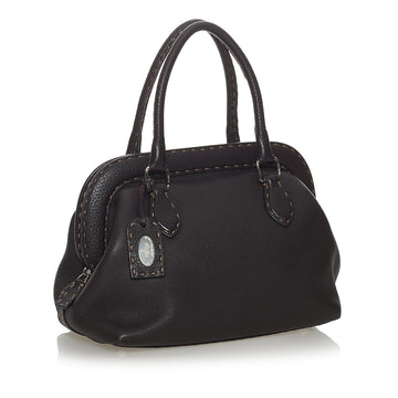 Fendi Selleria Leather Handbag (SHG-37727)