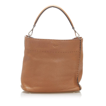 Fendi Selleria Leather Satchel (SHG-16243)