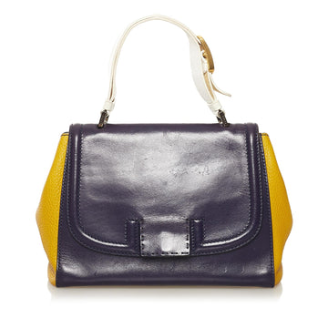 Fendi Silvana Leather Satchel