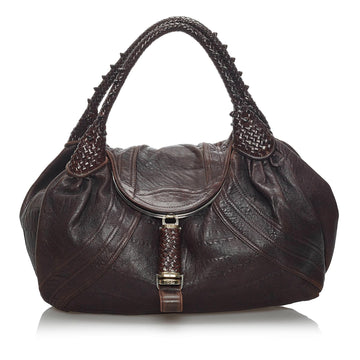 Fendi Spy Leather Handbag