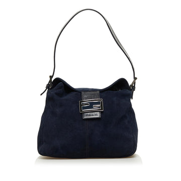 Fendi Suede Double Flap