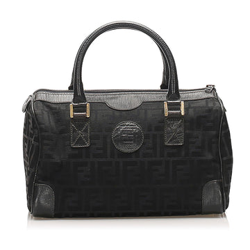 Fendi Zucca Canvas Boston Bag (SHG-11109)