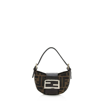 Fendi Zucca Mini Baguette Bag (SHF-11896)