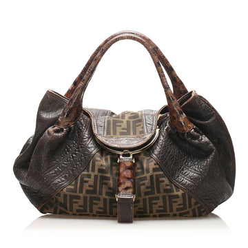 Fendi Zucca Spy Canvas Handbag (SHG-14897)
