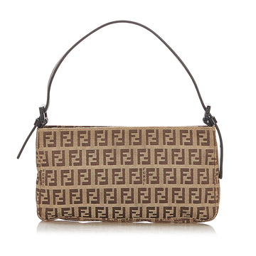 Fendi Zucchino Canvas Baguette (SHG-17407)