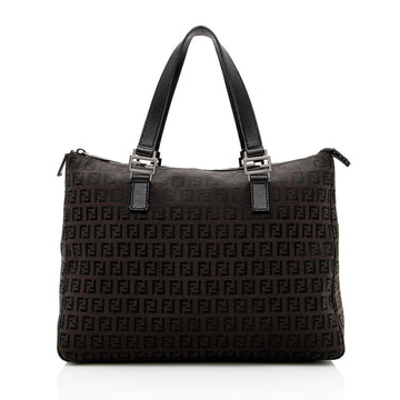 Fendi Zucchino FF Handle Tote - FINAL SALE