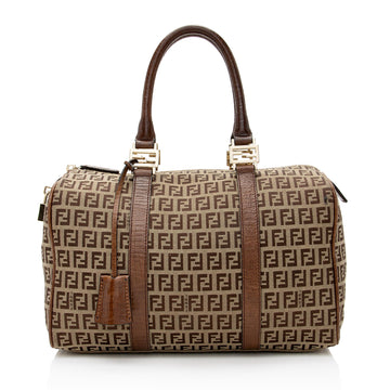 Fendi Zucchino Forever Boston Bag
