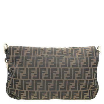 Fendi Tobacco Zucca Mia Flap Large Bag