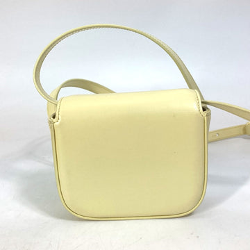 CELINE Shoulder Bag 10I513DPV.11OY leather yellow Shiny calfskin mini triomphe Women New 1:1
