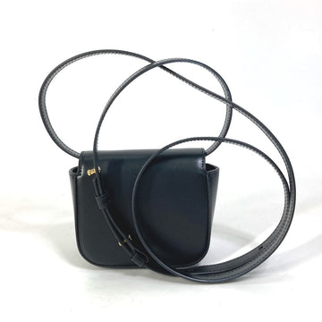 CELINE Shoulder Bag leather black Pochette mini triomphe Women New 1:1