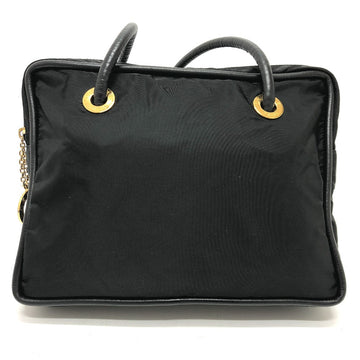 CELINE Shoulder Bag Nylon / leather black Circle logo New 1:1 Women New 1:1