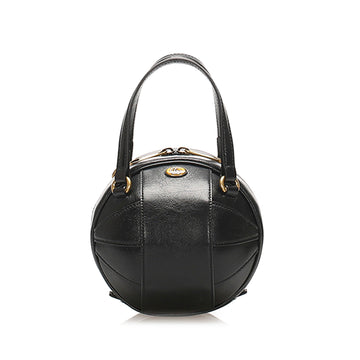 Gucci Tifosa Basketball Leather Handbag Black