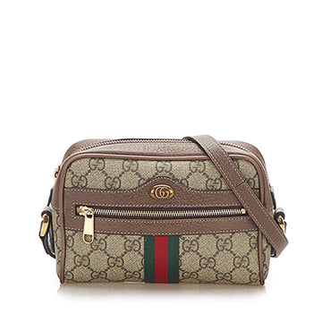Gucci Ophidia GG Supreme Small Brown GHW
