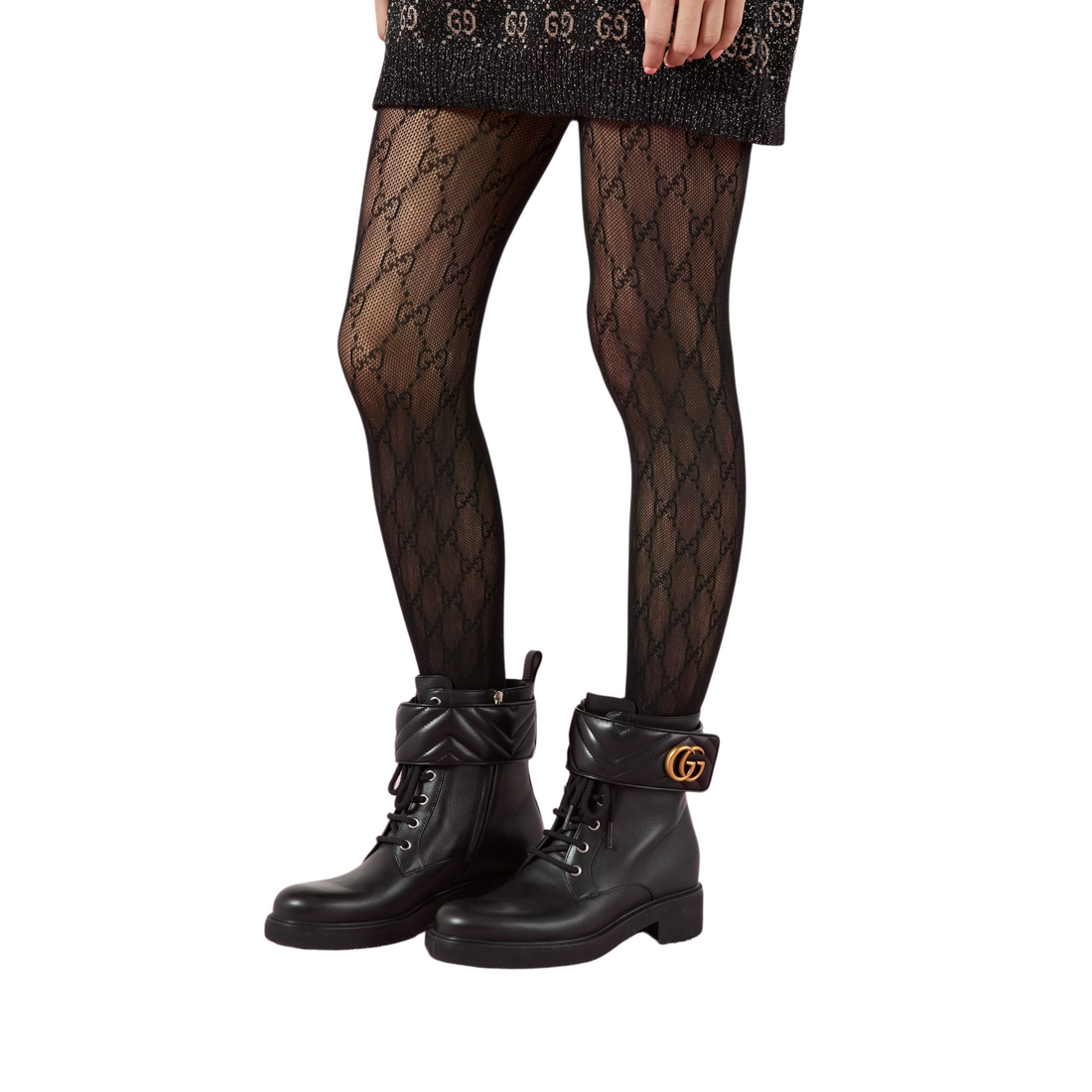 Gucci Monogram Tights - Women's S