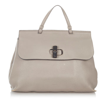 Gucci Bamboo Daily Leather Satchel