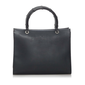 Gucci Bamboo Leather Satchel