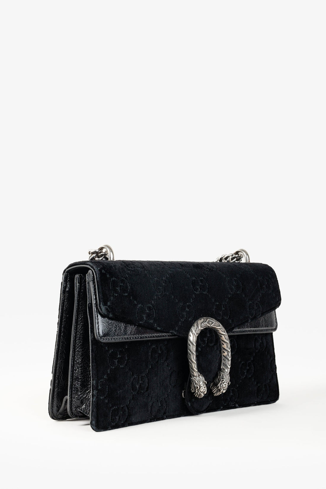 Gucci Velvet GG Monogram Dionysus Shoulder Bag
