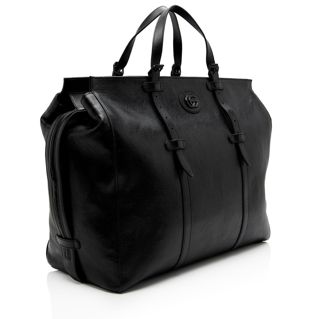 Gucci Calfskin GG Marmont Monochrome Large Tote (SHF-sBw4Ey)