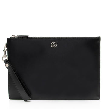 Gucci Calfskin GG Marmont Zip Pouch