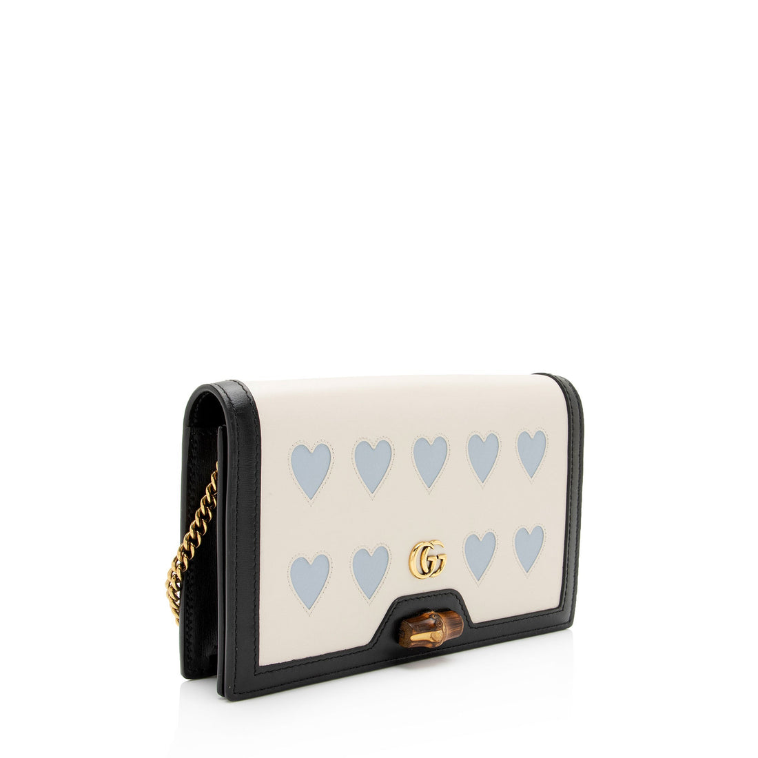 Gucci Calfskin Lovelight Diana Mini Chain Crossbody Bag (SHF-xwLh4x)